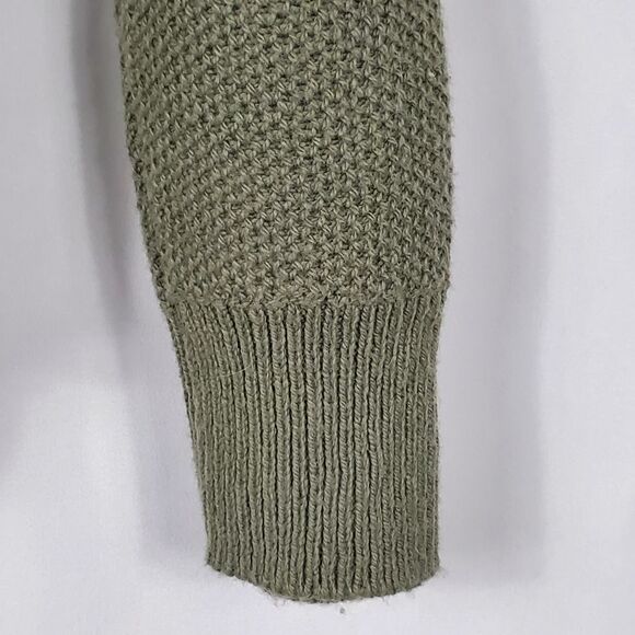 NWOT Madewell Ribbed Turtleneck Sweater in Green - Medium - Picture 5 of 9